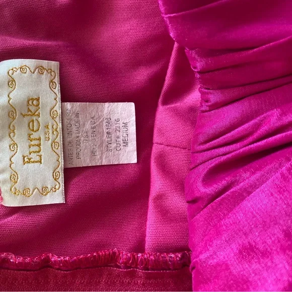 EUREKA Strapless Fuchsia Ruched Cocktail Dress - Picture 4 of 6